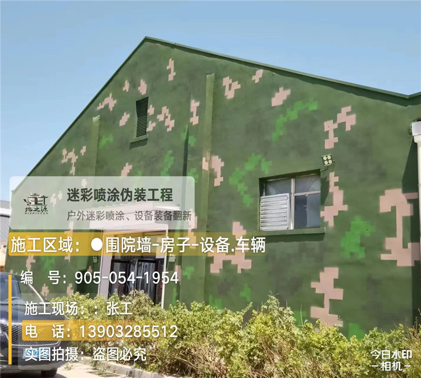 果洛外墙数码迷彩漆施工报价清单（100㎡标准墙面测算）